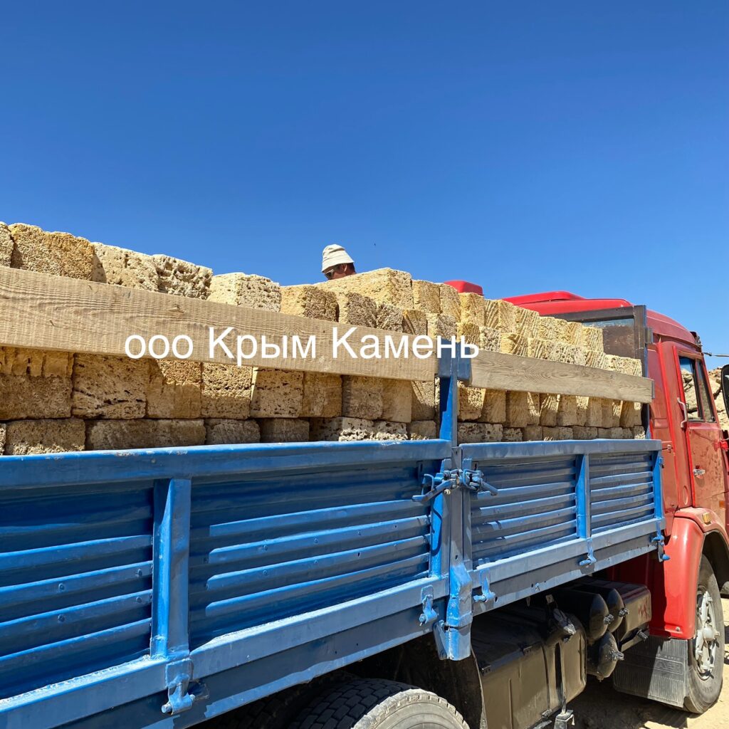 Камень Ракушечник Марки М25 с Сакского Карьера от производителя